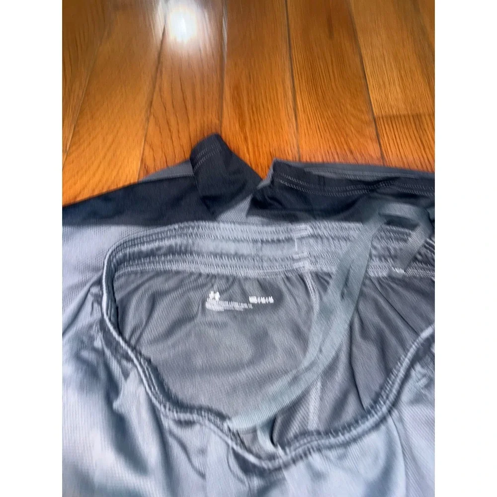 Under Armour Mens Grey Camo Athletic Shorts Loose Fit Size Medium 9 Inseam